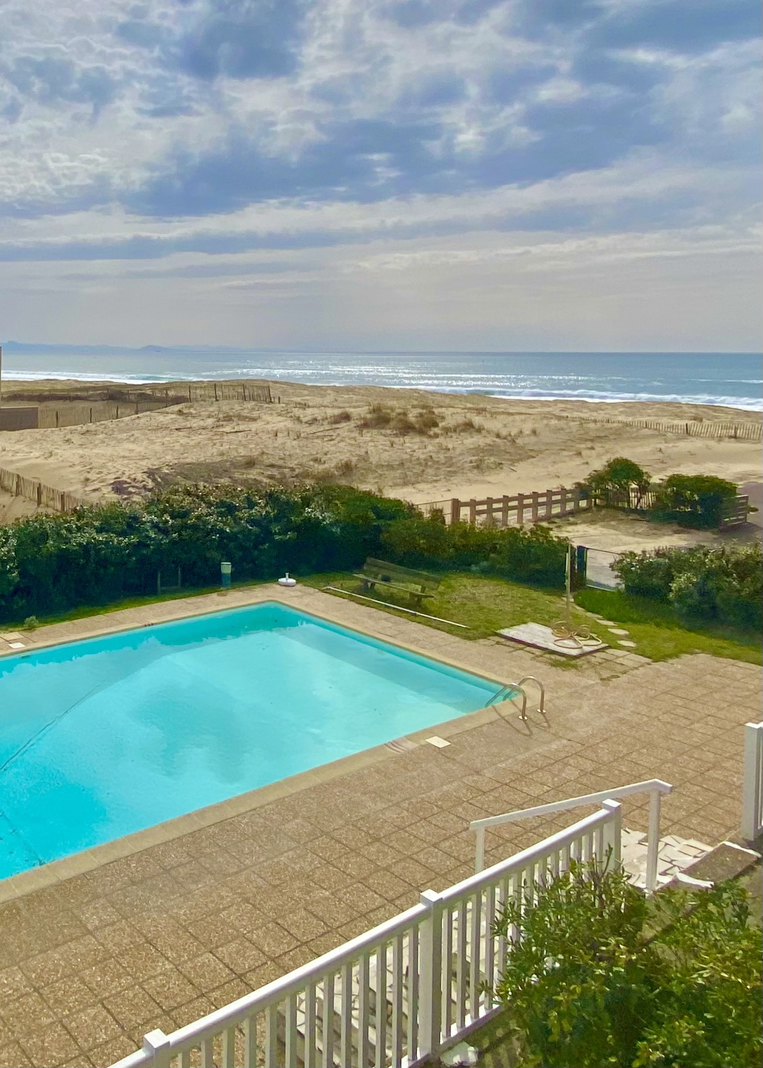 "Summer Holidays" A Louer Et&eacute; 2026, Plage des Estagnots entre la mer &amp; le lac d'Hossegor, petits appartements vue mer &amp; foret pour 2/3 adultes