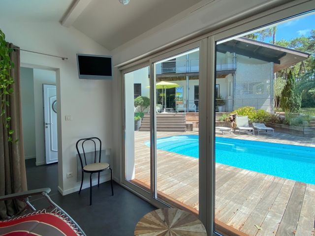 SOLD BY OUR TEAM - "Santa Barbara Beach House" Seignosse Ocean &amp; Golf, walking distance to the beach and in quiet surroundings, lovely 4 bed / 3 bath villa including contemporary finishings, heated swimming pool &amp; terraces...